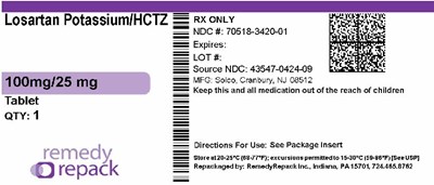 Mm2 (Losartan Potassium Hctz 100mg 25mg 70518 3420 01)